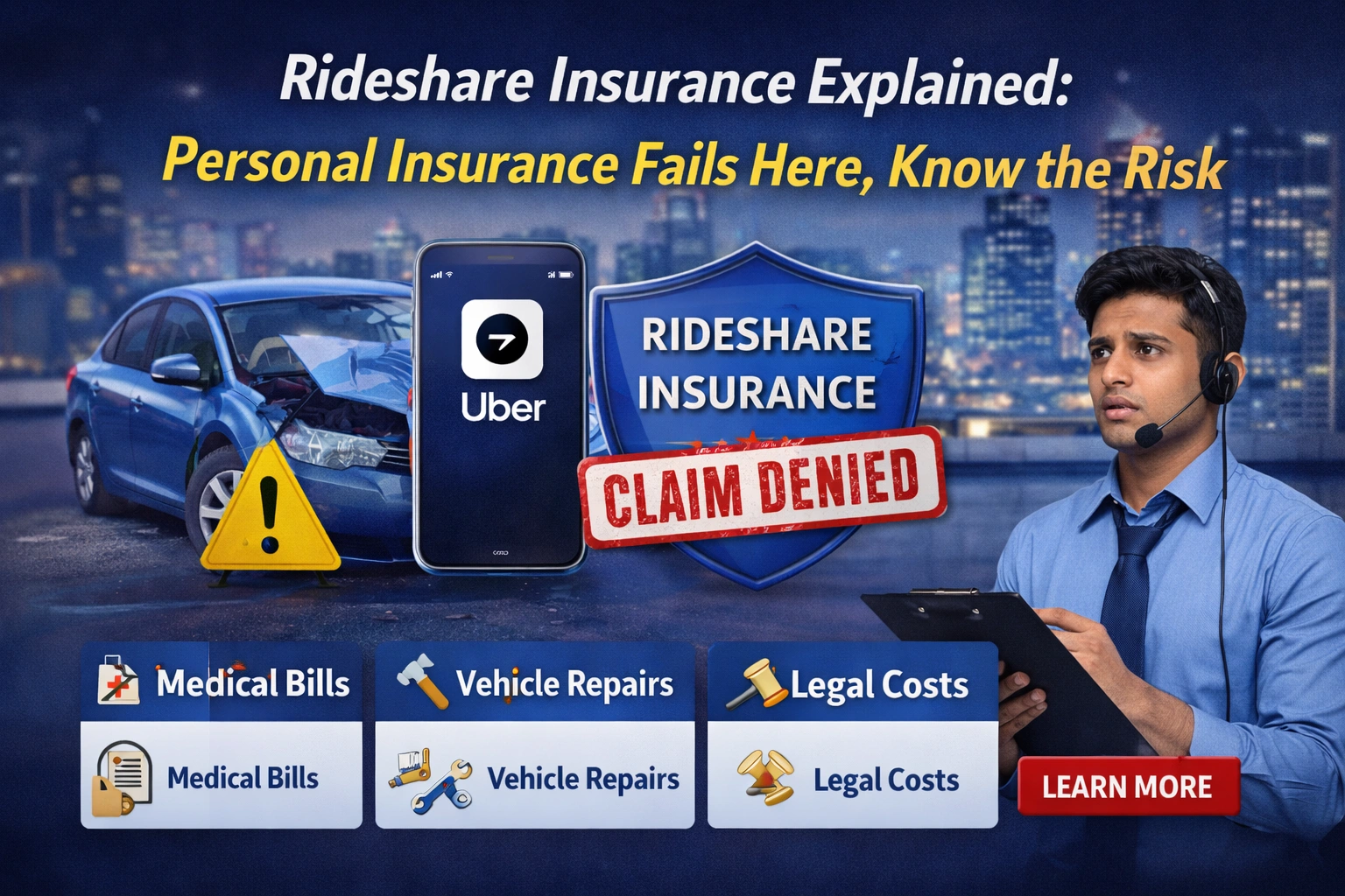 Rideshare Insurance Explained: Personal Insurance Fails Here, Know the Risk