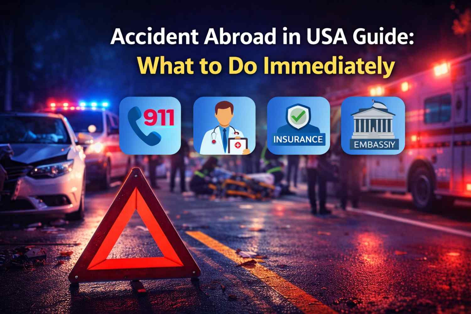 Accident Abroad in USA Guide: What to Do Immediately