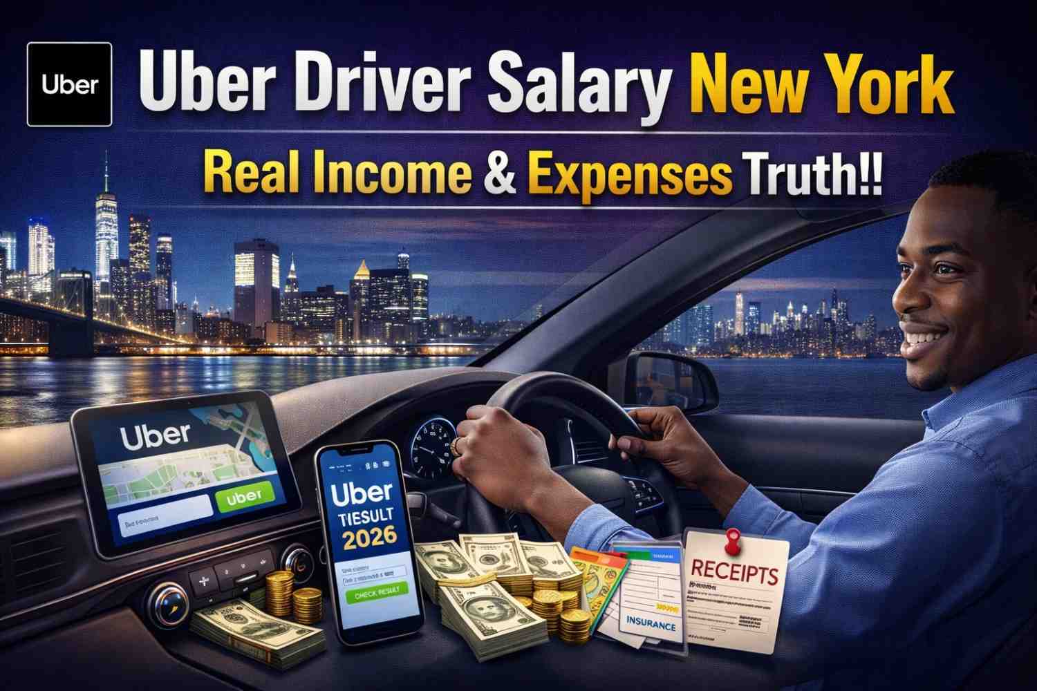 Uber Driver Salary New York Real Income & Expenses Truth!